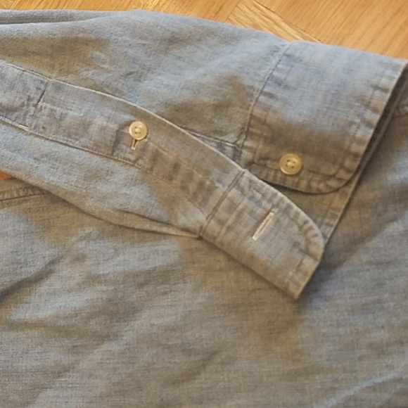 Rare! Ralph Lauren denim jean button down long sleeve shirt - Picture 8 of 10